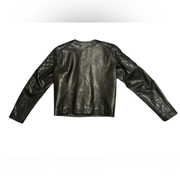 Women’s GAP leather biker jacket size small - Picture 5 of 6